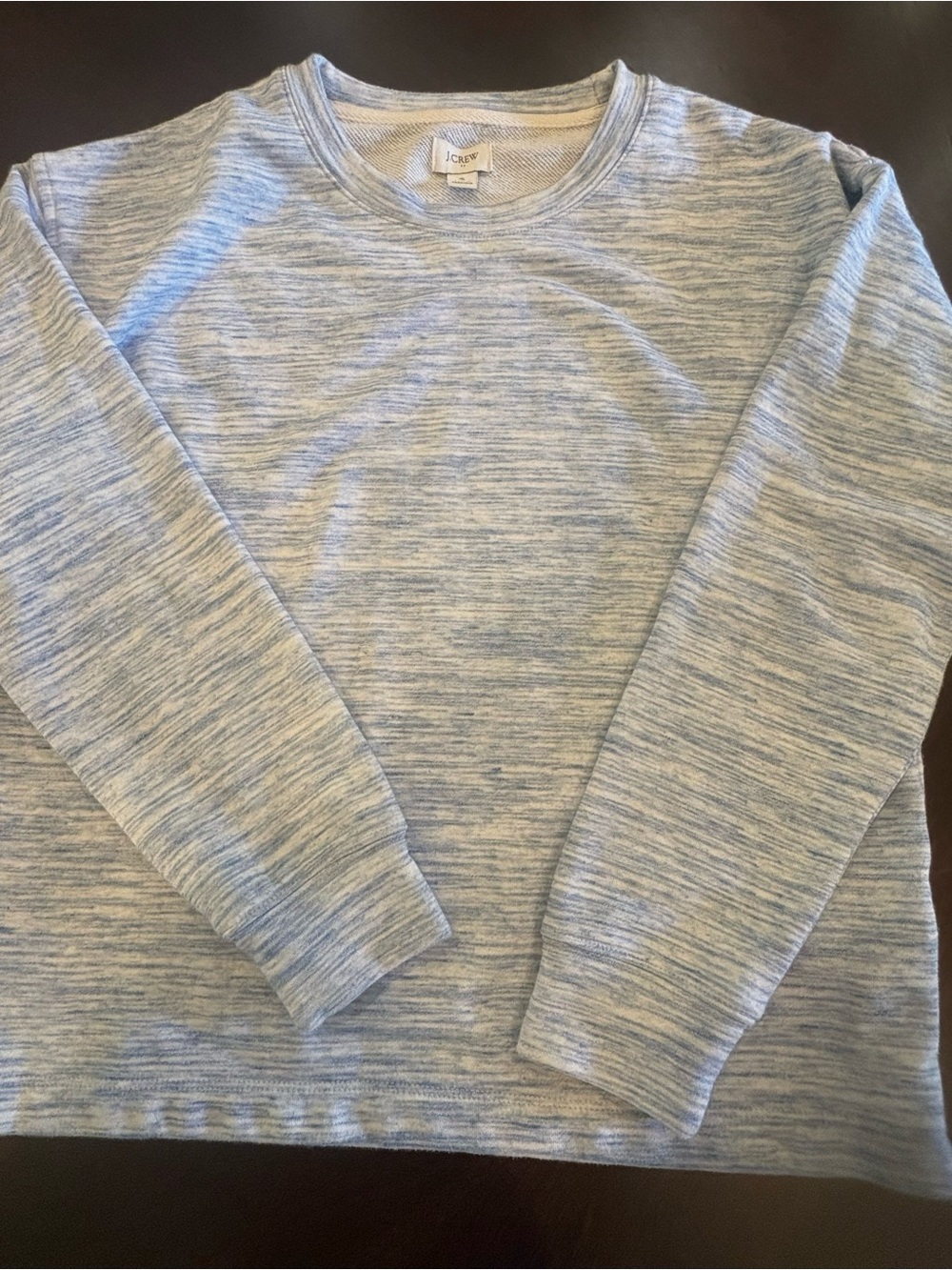 J. Crew Women’s Heathered Sky Blue Crewneck Sweater